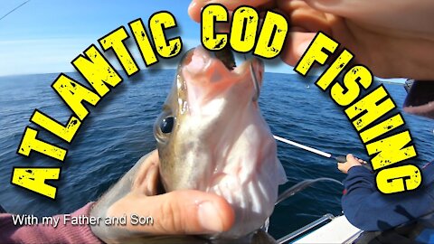 Cod Fishing With My Father & Son!!! With Special Guests: Sculpins.