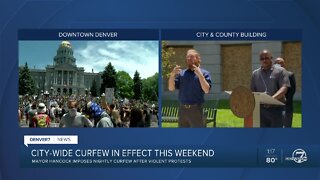 'We will be enforcing the curfew': Denver leaders urge people to stay home Saturday