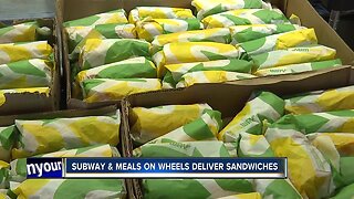 Subway and Metro Meals on Wheels deliver sandwiches