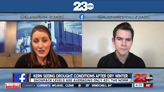 Chief Meteorologist Elaina Rusk discusses drought conditions in Kern County