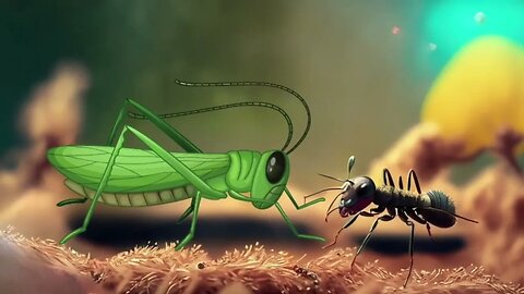 The Wise Ant and the Carefree Grasshopper | A Tale of Hard Work and Preparation | Moral Story