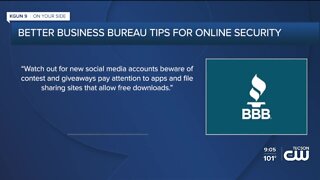 Better Business Bureau warning about online scams
