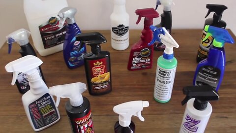 Best Car Detailing Sprays/Quick Detailer Products Reviewed