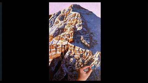 How to Paint a Realistic Mountain in Acrylics