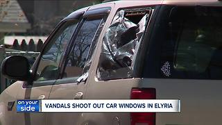 Elyria residents left fuming after vandals leave trail of a dozen shattered car windows