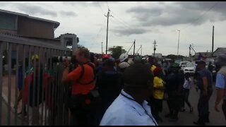 SOUTH AFRICA - Cape Town - President Cyril Ramaphosa arrives at Andile Msizi community hall (Video) (gNk)