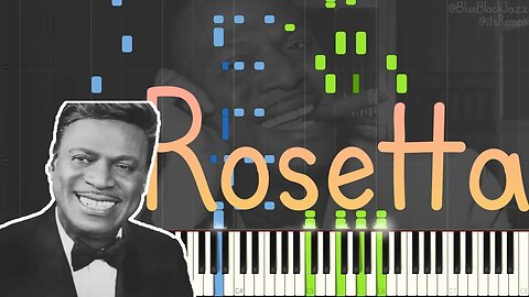 Earl Hines - Rosetta 1939 (Harlem Stride Piano Synthesia)