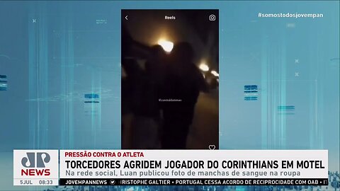 Veja vídeo de Luan sendo agredido por torcedores do Corinthians