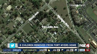 Eight Children removed from Fort Myers home for unsanitary conditions