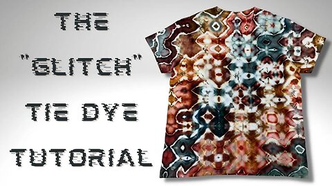 Tie-Dye Designs: Psychedelic Centered Scrunch Ice Dye 