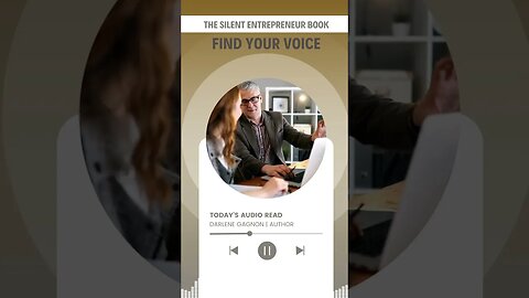 The Silent Entrepreneur - Find Your Voice #shorts
