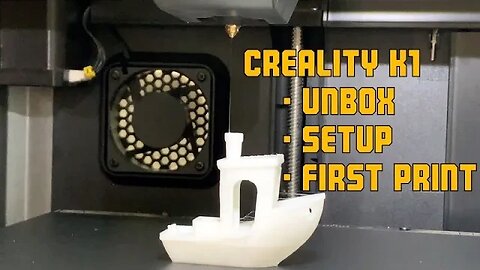 Creatlity K1 Unbox, Setup, and First Print!