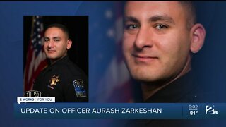 Update on Officer Aurash Zarkeshan