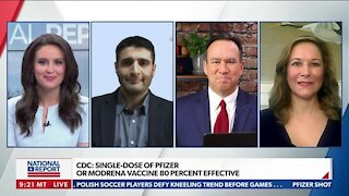 CDC: SINGLE DOSE OF PFIZER OR MODRENA VACCINE 80 PERCENT EFFECTIVE