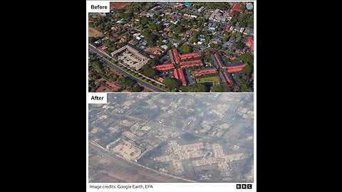 Lahaina, Maui-Orange and Blue Roofs Not Burning-Is It a Color Frequency?