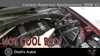 2012 BMW X3 (F25): Coolant Reservoir Replacement