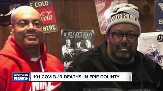 Covid-19 deaths rise to 101 in Erie County