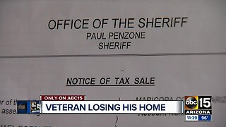 Disabled veteran struggles to keep home over property taxes