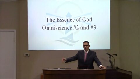 11/06/2022 - Session 1 - The Essence of God - Omniscience #2