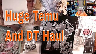 Huge Temu and DT Haul Full Of Cute Crafting Products