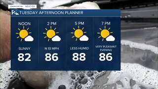Tuesday midday weather with Carrigan Chauvin