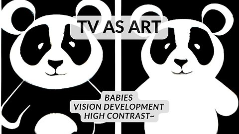 Art for Babies | Mesmerizing Experience | 10 mins High Contrast Images | Help Develop Visual Skills