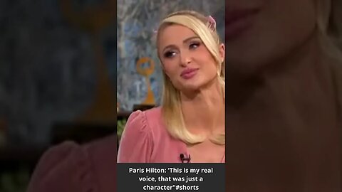 Paris Hilton 'This is my real voice, that was just a character #shorts