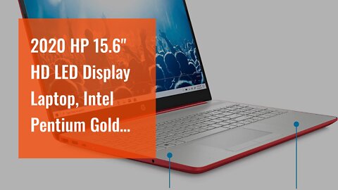2020 HP 15.6" HD LED Display Laptop, Intel Pentium Gold 6405U Processor, 4GB DDR4 RAM, 128GB SS...