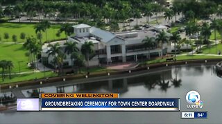 Groundbreaking ceremony for Town Center Boardwalk in Wellington