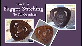 How to do the Faggoting Stitch