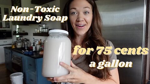 Large Family LAUNDRY SOAP | How to Make Your Own LIQUID LAUNDRY SOAP |