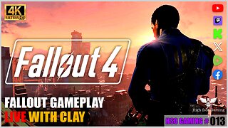 STARTING MAIN STORY OVER [P. 2] | FALLOUT 4 GAMEPLAY | GAMING w/ CLAY | HSG 013 [LIVE]
