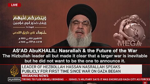 AS’AD AbuKHALIL: Nasrallah & the Future of the War - The Hizbullah leader all but made it clear that a larger war is inevitable but he did not want to be the one to announce it