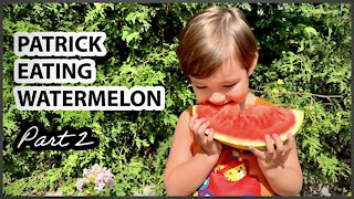 Patrick Eating Watermelon | Mukbang | Part 2