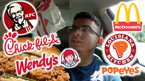 Trying America's Most Known Chicken Sandwiches in 24 Hours!!