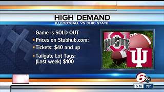 IU v Ohio State game starts with tailgating