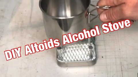 DIY Altoids Tin Alcohol Stove