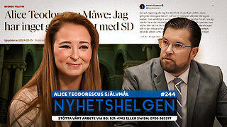 Nyhetshelgen 244 - Alice Teodorescus självmål, Murres kris, imambråk