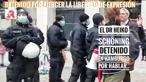 El Dr Heiko Schöning detenido por ejercer la Libertad de Expresión