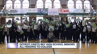 Detroit high school celebrates 100 percent college acceptance for eighth straight year