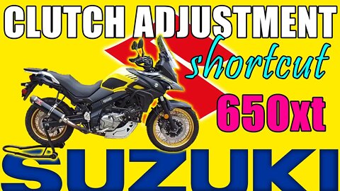 Clutch Cable Adjustment Shortcut – Suzuki V-Strom 650xt 2017-2022