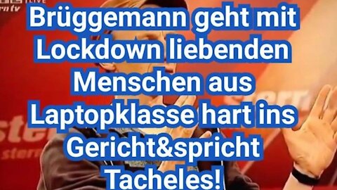 Brüggemann geht mit Lockdown liebenden Menschen aus Laptopklasse hart ins Gericht&spricht Tacheles!