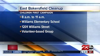 Volunteer organize cleanup in East Bakersfield