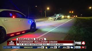 Rollover crash in Lehigh Acres Tuesday morning