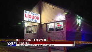 Deadly shooting investigation at Inkster liquor store