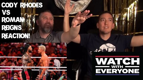 Cody Rhodes vs. Roman Reigns Reaction! (WM 39 Night 2)