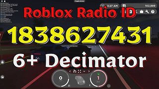 Decimator Roblox Radio Codes/IDs