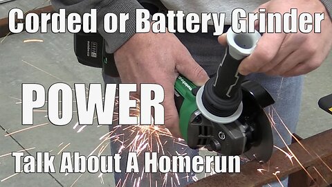 Metabo HPT G3612DA 36V Multi-Volt 4-1/2" Brushless Angle Grinder | Battery or AC