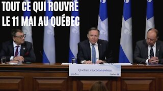 Voici précisément tout ce qui rouvre aujourd'hui au Québec