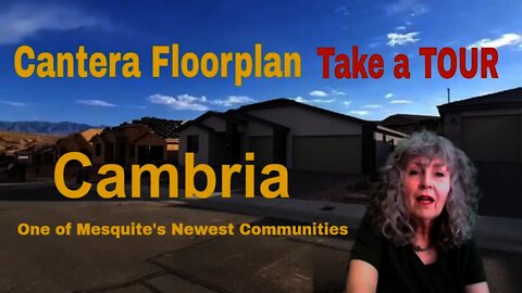 Tour a Cantera Floorplan in Cambria - 4 bd/2ba/3 Car Garage. New Home Development in Mesquite NV.
